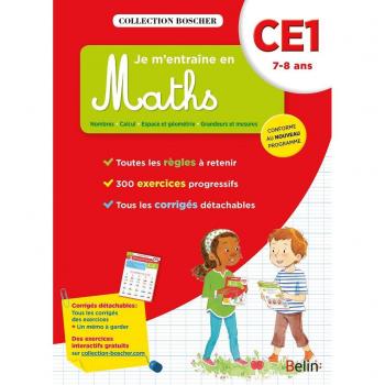 Je m'entraîne en maths : CE1, 7-8 ans : conforme au nouveau programme