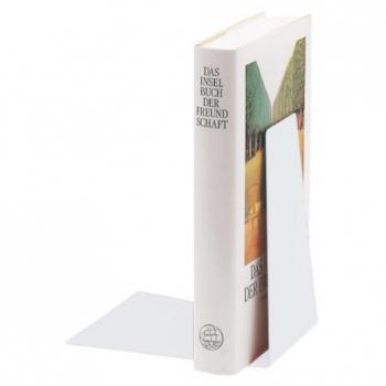 Serre-livres Leitz métal blanc 12,5 x 14,5 x 14 cm