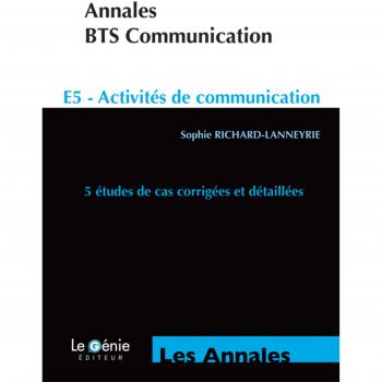 Annales BTS Communication: E5