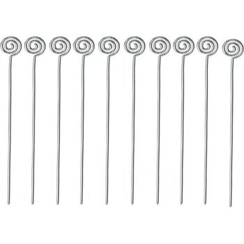 Reusable Shish Kebab Metal Sticks 35cm
