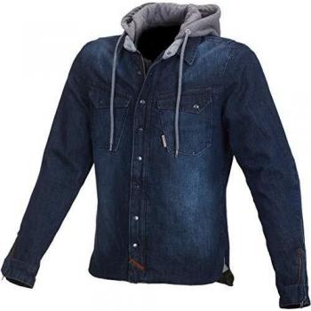 Herren-Jeanskapuzenpullover Macna, Dunkelblau, S, All‑Season