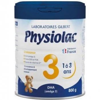 PHYSIOLAC Croissance Lait 3ème âge 12 à 36 mois 800 g