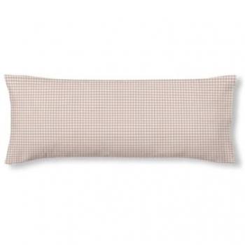 Kids&Cotton Funda de almohada Vichy Rosa 175 Hilos 45 x 110 cm