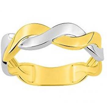 Bague femme, or 9 carats – touche scintillante