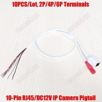 Module 10-Broches IP – Lot 10, RJ45 12V, Tresse 80cm