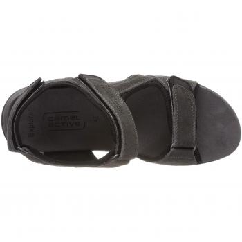 Camel active Herren Explorer 11 Sandalen, Grau (Dk.Grey/Black 3), 42 EU