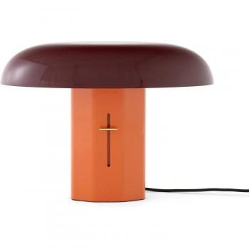 Lampe à poser &Tradition Montera JH12 Aluminium variateur intégré H33cm Marron