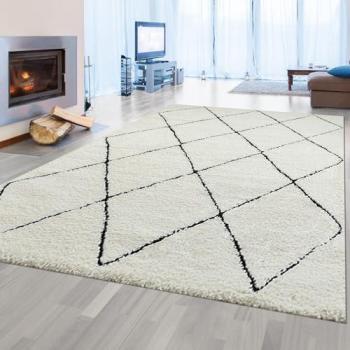 Tapis Raffiné Losanges 140x200 – Style Scandinave