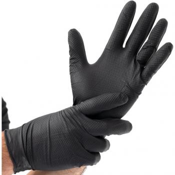 Gant en nitrile noir POWER GRIP taille XL