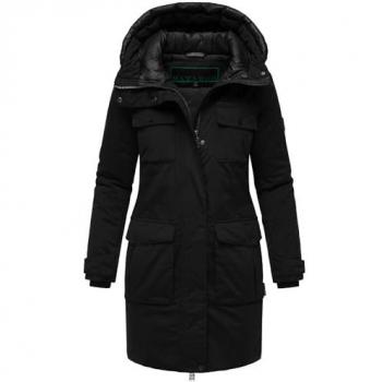 Winterjacke Navahoo Eissturm 14 für Frauen, schwarz