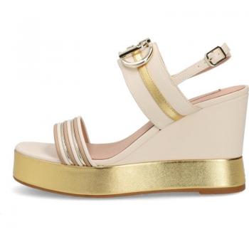 Liu Jo Beige Sandalia de Cuña para Mujer