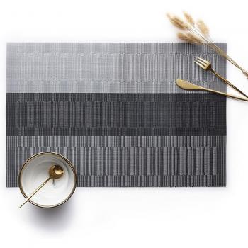 Tablette de protection faux cuir avec dessous de verre – Décor contemporain