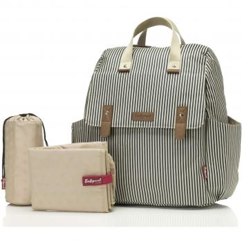 Robyn Navy Stripe Wickelrucksack 4‑in‑1 für Babys – BM 5151