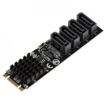 Carte M.2 4 Ports SATA 6G avec RAID Marvell 88SE9236