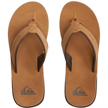 Quiksilver Carver Nubuck Infradito Marrone