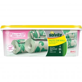 Solvite Paste the Wall Ready Mixed Adhesive Pink Non-Drip Paste Glue