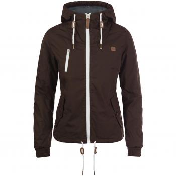 DESIRES Tilda Damenjacke gefüttert mit Kapuze, Größe:S, in Coffee Bean