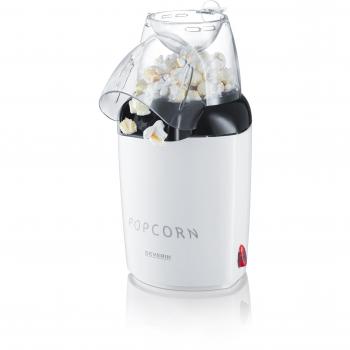 Severin Macchina Cottura Popcorn in Stile Cinema, 1200 W, Bianco