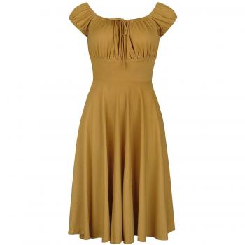 Yellow Rockabilly Dress