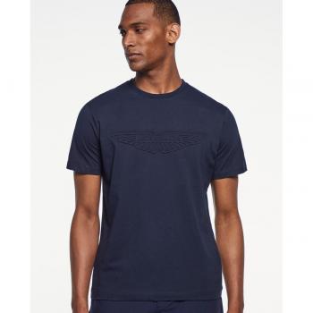 Camiseta Hackett London AM Emboss marino