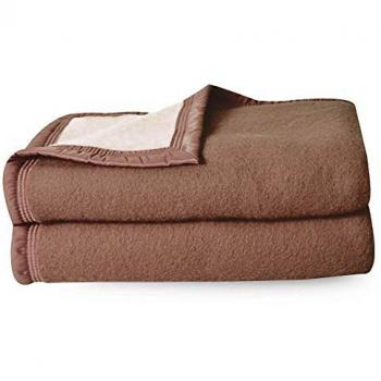 Couverture Douceur Laine Vierge Woolmark 240x260 Cm Volta