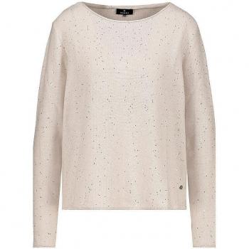 Beiger Monari Pullover Größe 42 für Damen