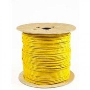 Cat‑7A INFRALAN Simplex‑Duplex Installationskabel – 25 m bis 1000 m, rapsgelb (RAL1021)