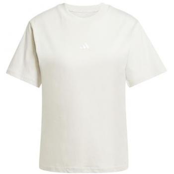 Maglietta Adidas Essentials Donna Cotone Maniche Corte Wonder Alumina / Bianco XS