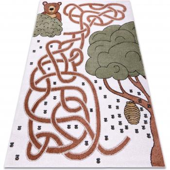Creamy Honey Bear Children's Rug 180x270 cm
