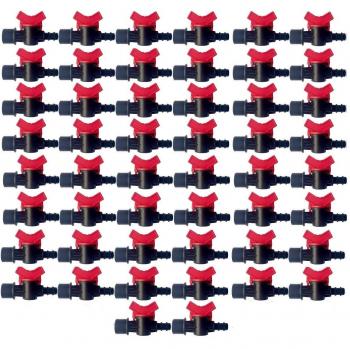 Pack de 50 Llaves de Paso para Sistema Goteo 16 mm