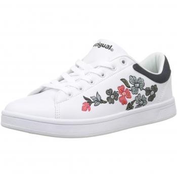 Desigual Zapatillas Retro Court Geopatch, Mujer, Blanco 1000, Talla 41