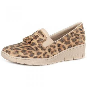 Velours Crème Rieker Femme S37