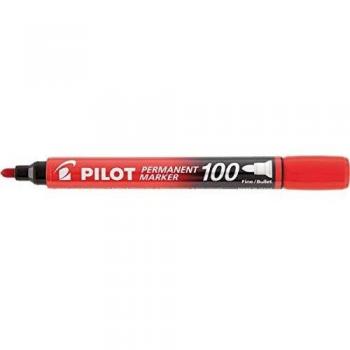 Pilot SCA-100 Dauermarker Rot 1 mm (12 Stück)