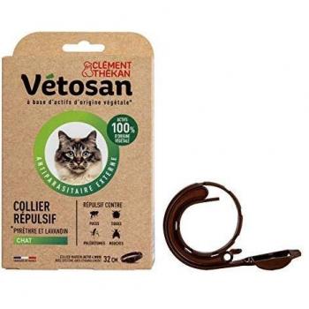 Vétosan collier répulsif chat 32cm