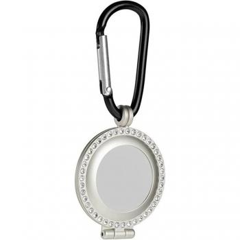 Fundas de Metal Luxe con Llavero AirTag y Diseño de Diamantes