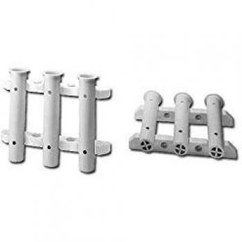 Nuova Rade 3‑Rod Storage Rack – White Edition