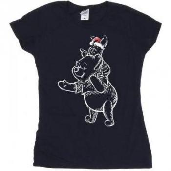 Chemise coton Disney Femme Winnie l’ourson Piglet Noël