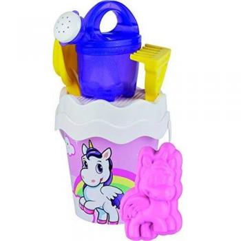 Cubo playa Unicornio con accesorios