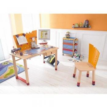 HABA Schreiber-Tisch Birkensperrholz 2015 – Maße: 134 × 58‑72 × 76 cm, natur