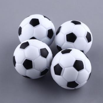 Tablette de football compacte – Pack noir-blanc, 4 pièces, 32 mm