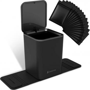 Black Automotive Trash Chest – Touch‑Safe, Over‑The‑Head Design