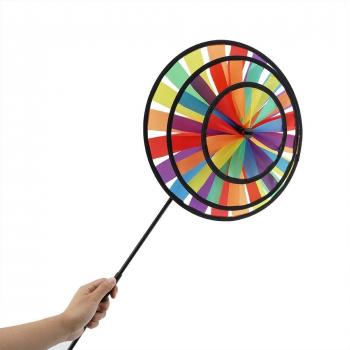 Triple Wheel PVC Windmill Toy