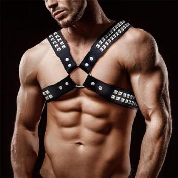 Seducción Masculina – Arnés de pecho vegano BDSM