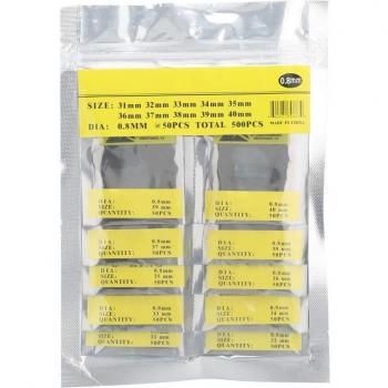 500Pcs 0.7mm/0.8mm Rubber O Ring Washers for Watch Repair