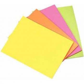Lot de 4 blocs de notes collantes « Cartes de Communication » 20 x 15 cm