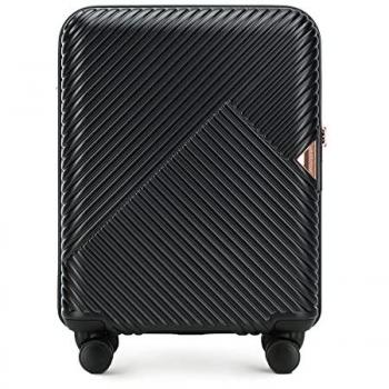 WITTCHEN Koffer GL STYLE, Handgepäck, 40 l, schwarz, mit TSA-Schloss und vier Rollen