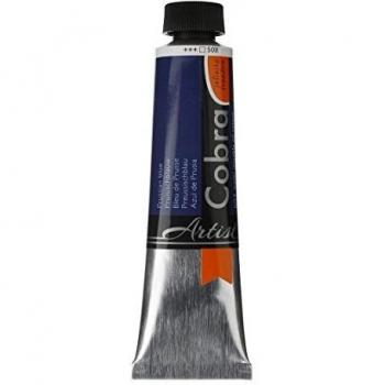 Cobra Oelfarbe Preussischblau 508 (Talens) – wasservermalbar, 40 ml
