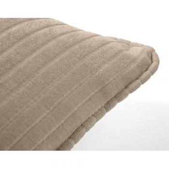 Coussin Topaze Velours Beige 40 × 40 cm
