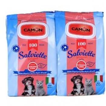 Toalhitas Camon para Pets com Clorexidina e Mirra