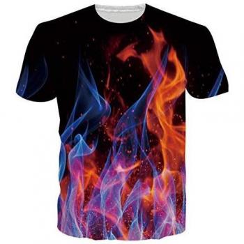 Unisex Hooded Fire Tee